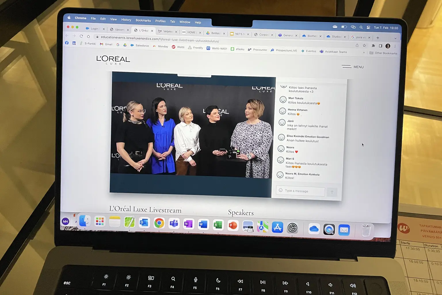 L’Oreal LUXE Live - tapahtumareferenssi kuva02